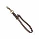LEATHER LEASH 20 CM WITH LOOP