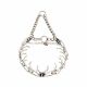 ULTRA-PLUS Training Collar with Center-Plate and Assembly Chain- Stainless steel, 4 mm, 63 cm / 25
