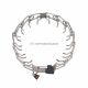 ULTRA-PLUS TRAINING COLLAR WITH CENTER-PLATE AND CLICLOCK - STAINLESS STEEL, 3.2 MM, 58 CM / 23