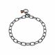 LINK COLLAR MEDIUM - STAINLESS STEEL BLACK, 3.0 MM