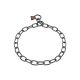 SCHWEIKERT_COLLAR, MEDIUM - STAINLESS STEEL BLACK, 3.0 MM, 54 CM / 22