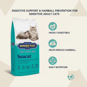 WINNER PLUS Super Premium Seacat 10 KG| Best Fish-Based Cat Food UAE